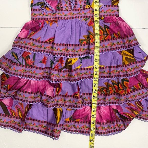 FARM Rio Purple and Multicolor Floral Dress - Picture 11 of 13